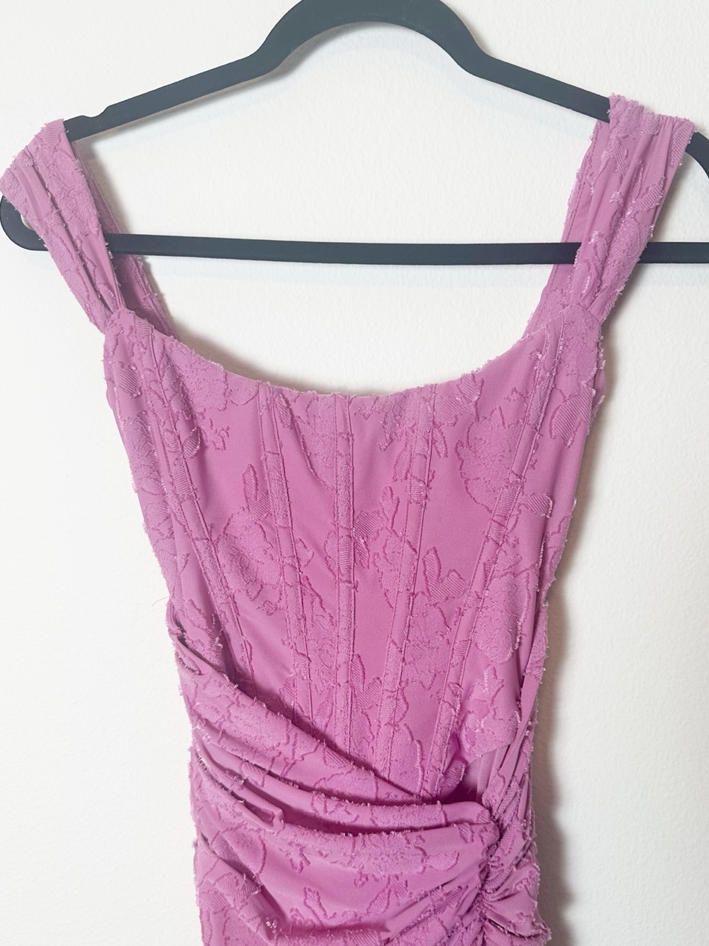 House of CB Cesca Gown Maxi Dress Rose Pink Lilac Corset Extra Small - Picture 7 of 11